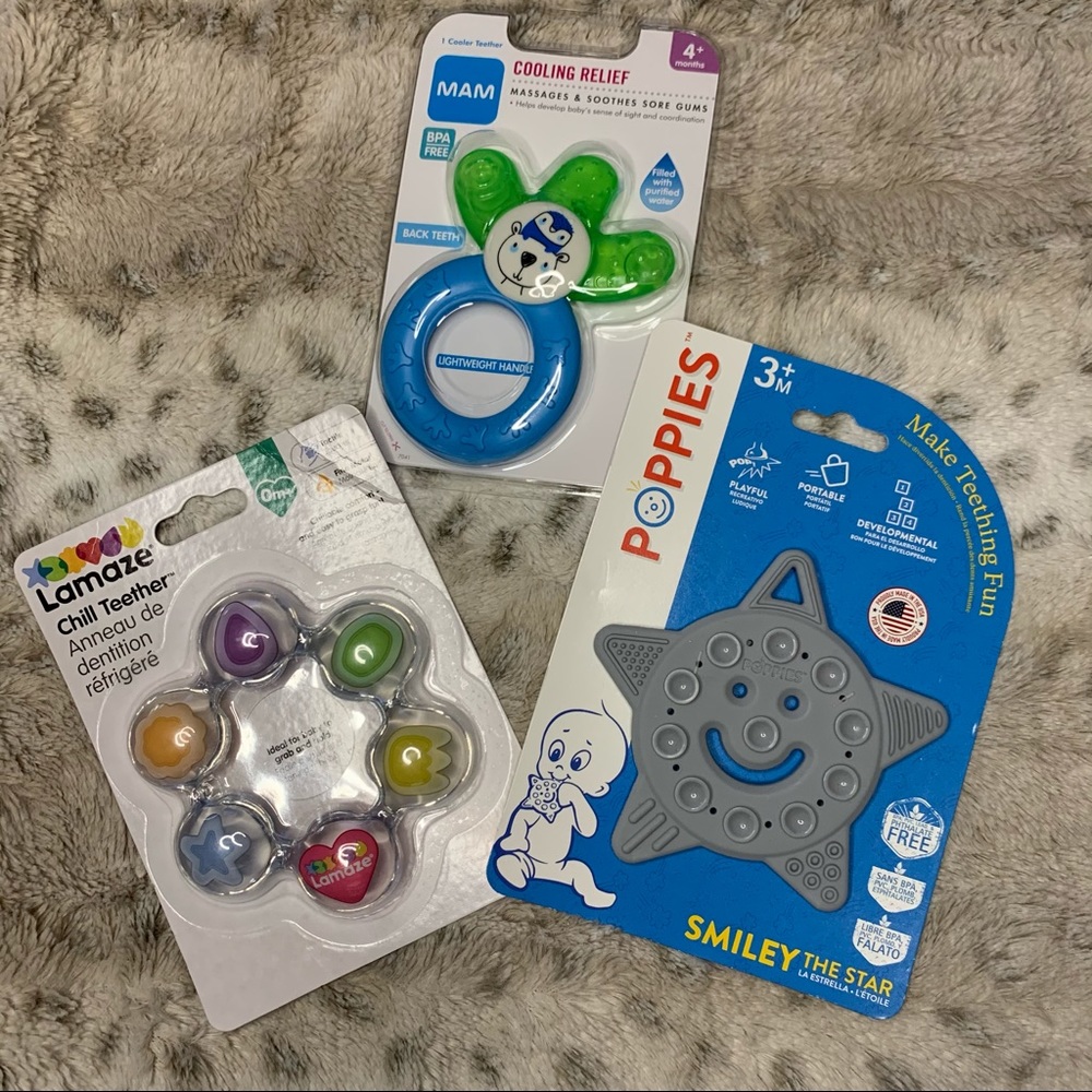 Baby teething/cooling toys